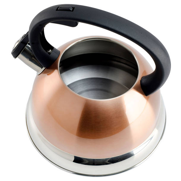 Mega Chef 3 Quarts Stainless Steel Whistling Stovetop Tea Kettle